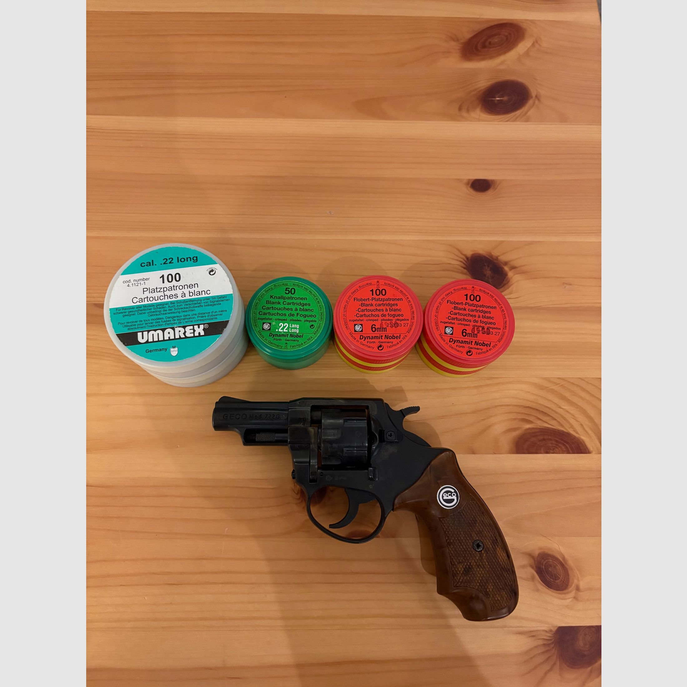 Geco 722G revolver de fogueo .22, imagen 1 de 3
