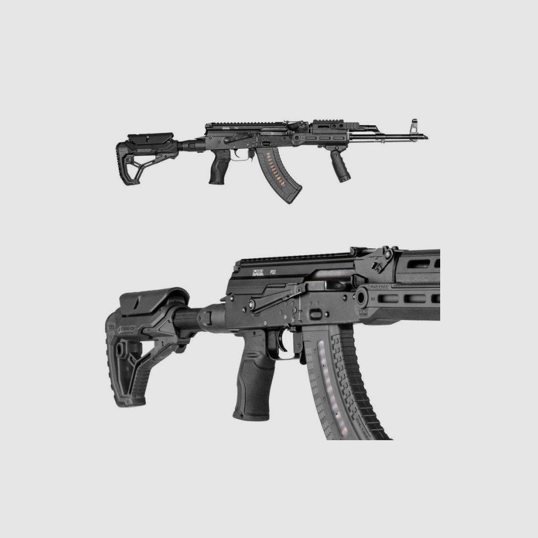 FAB Defense - Chwyt pistoletowy Gradus do AK-47/ AK-74 / AKM / AKS-74U Krinkov / Galil - Czarny - GRADUS AKB, zdjęcie 4 z 5