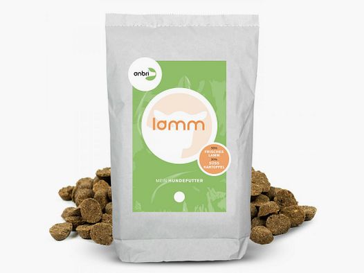 anbri gebackenes Hundetrockenfutter Frisches Lamm mit Süßkartoffeln 5 Kg