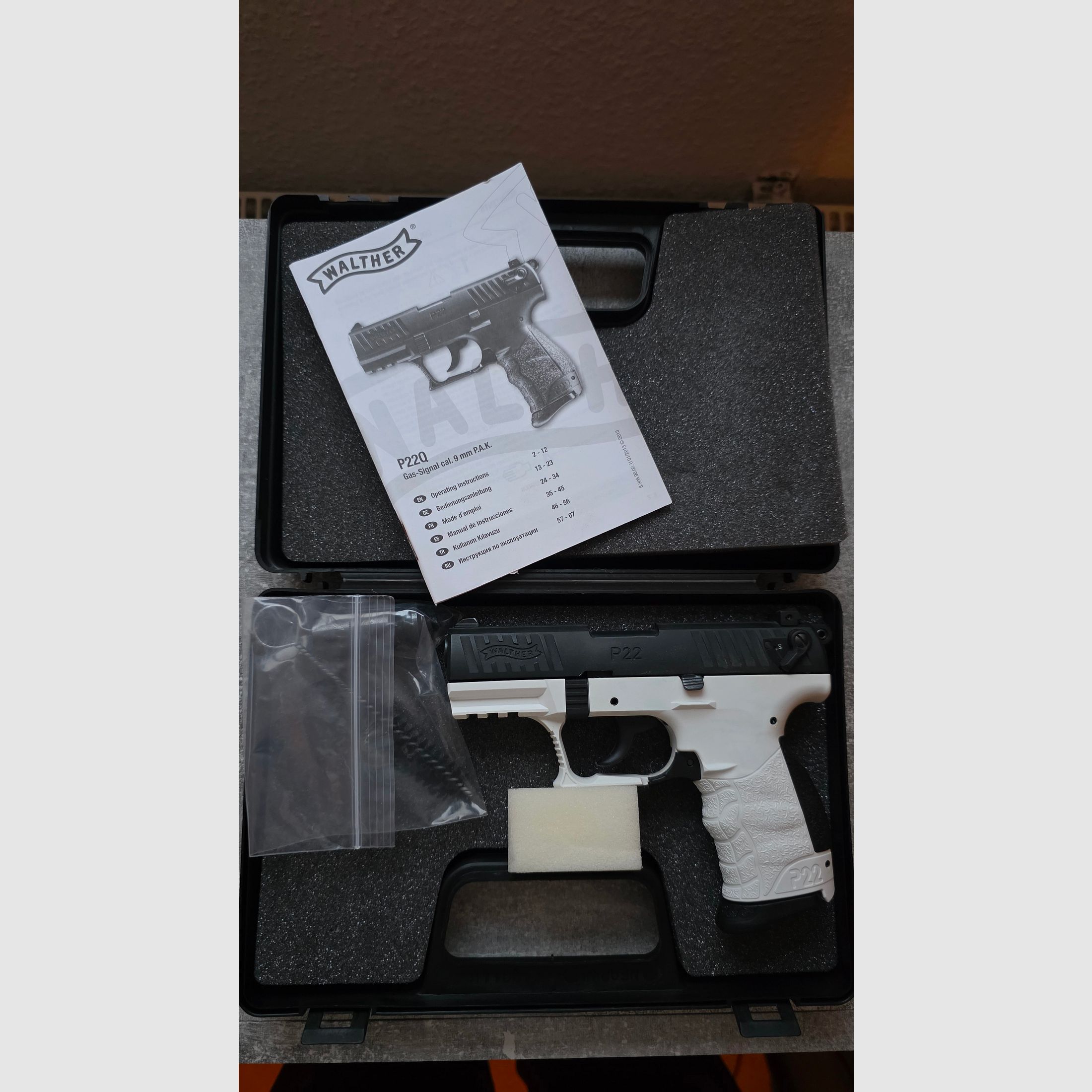 Walther P22Q "Chess" Edition 9mm PAK
