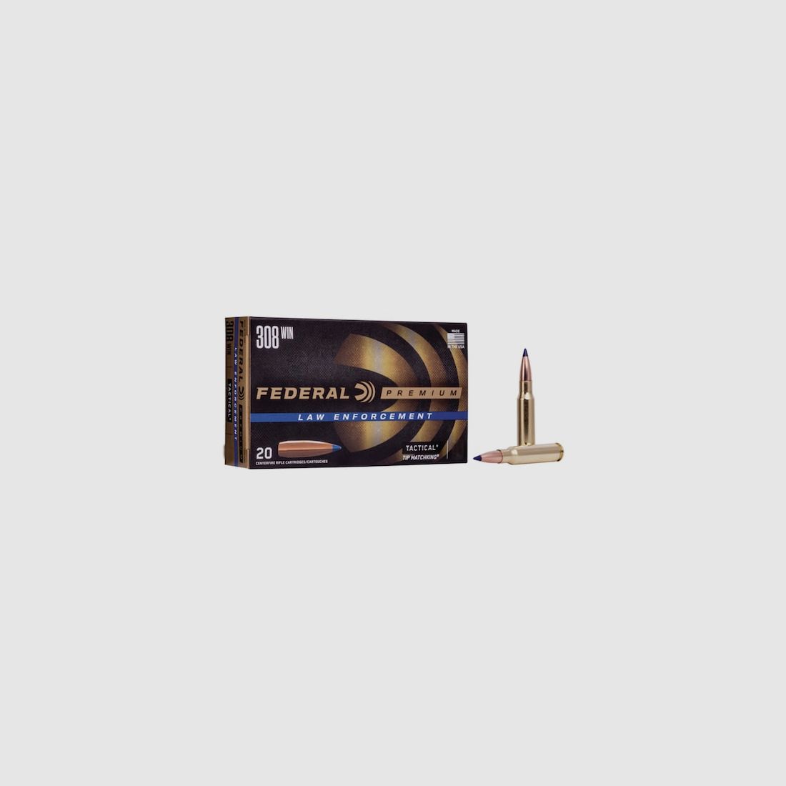 Federal TRU (Tactical Rifle Urban) .223 Rem. 77GR Tactical Tipped MatchKing 20 Patronen