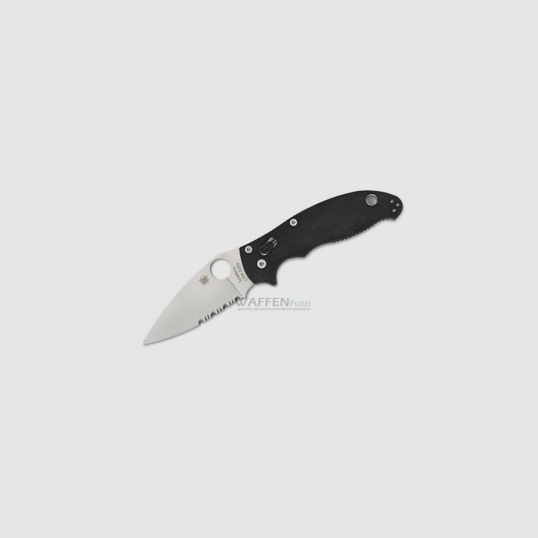 Spyderco Manix 2 Combo Edge G-10 z otwieraniem kciukowym