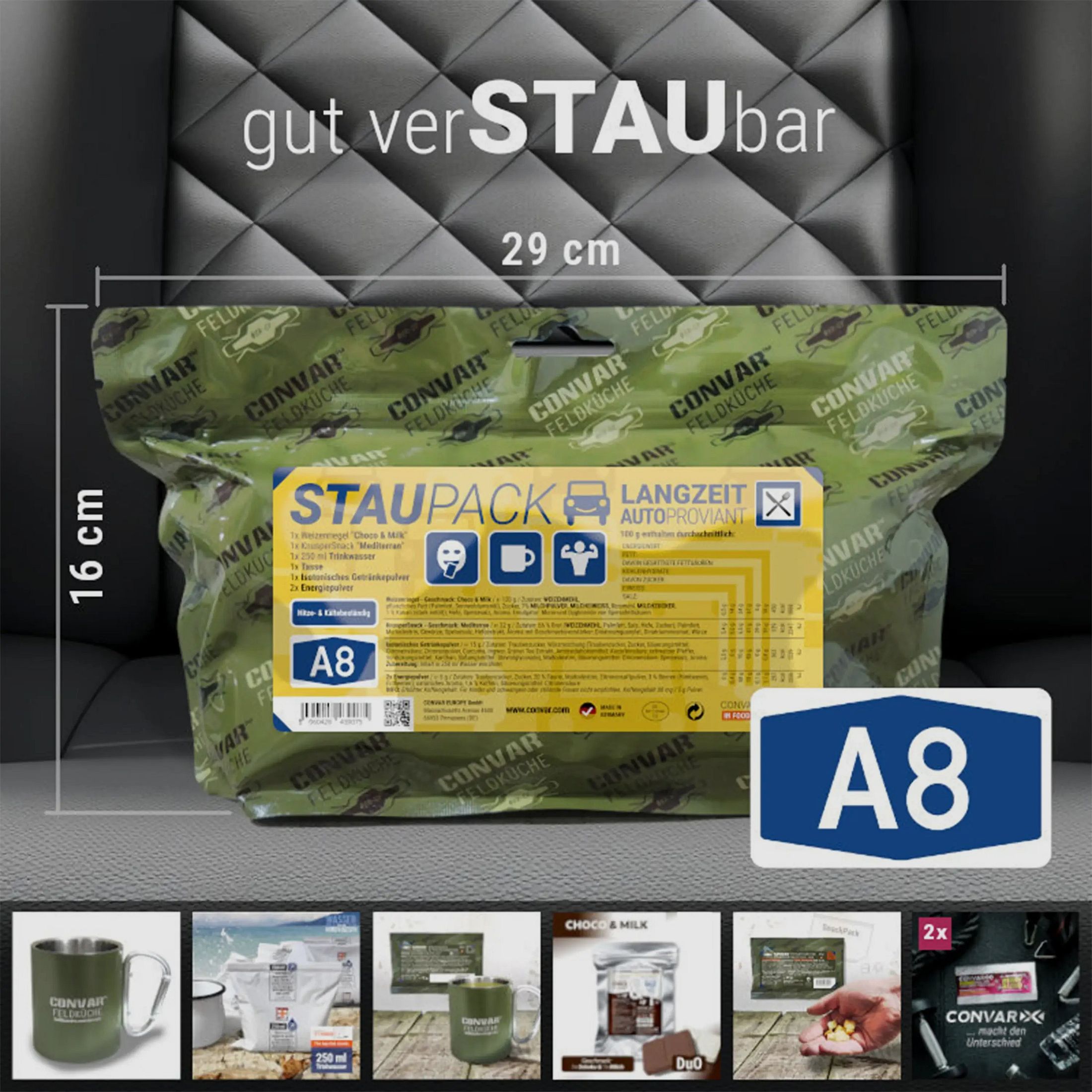 CONVAR Feldküche CONVAR Feldküche Notration Staupack A8