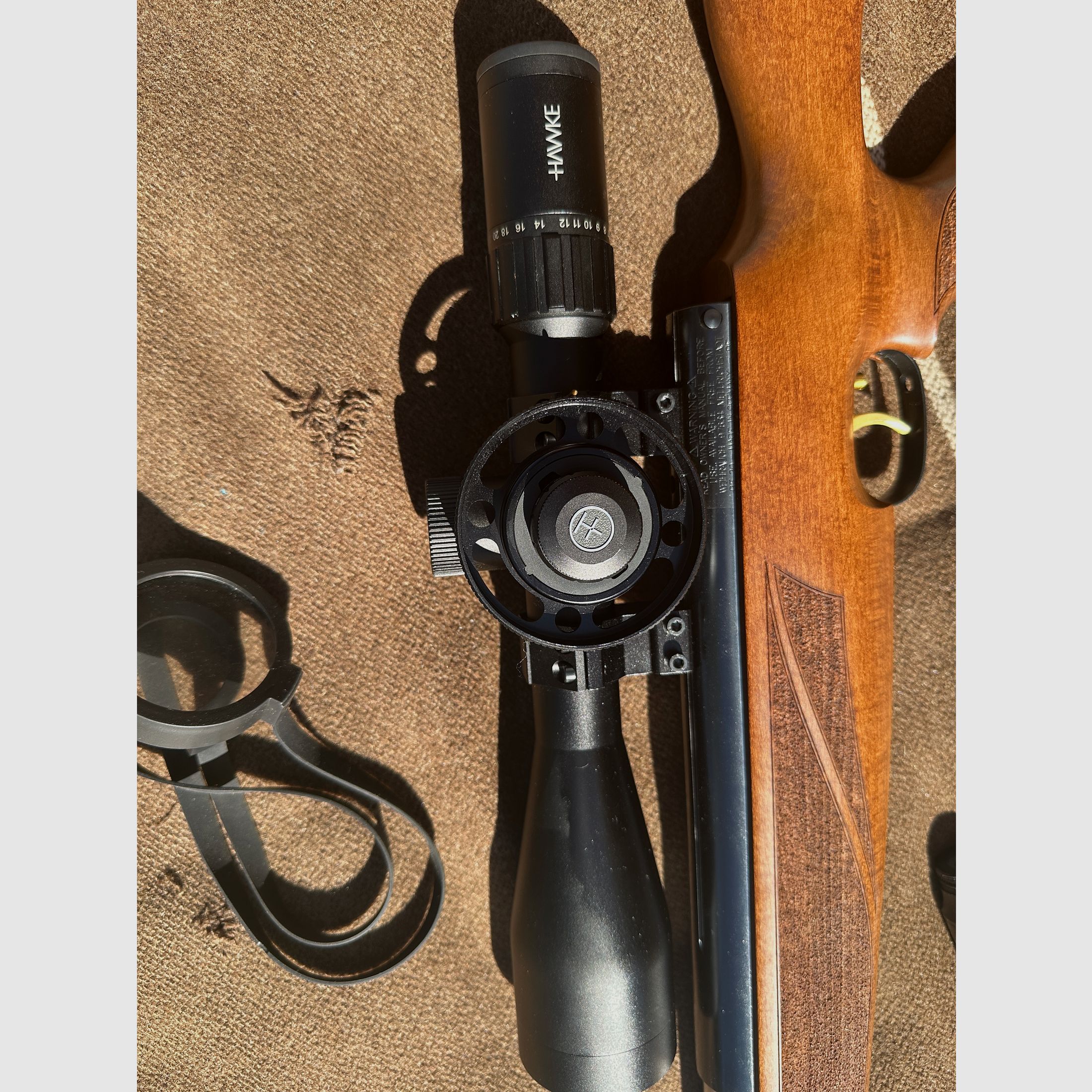 Luftgewehr Hochleistung Weihrauch  HW 97 K mit Zielfernrohr Hawke