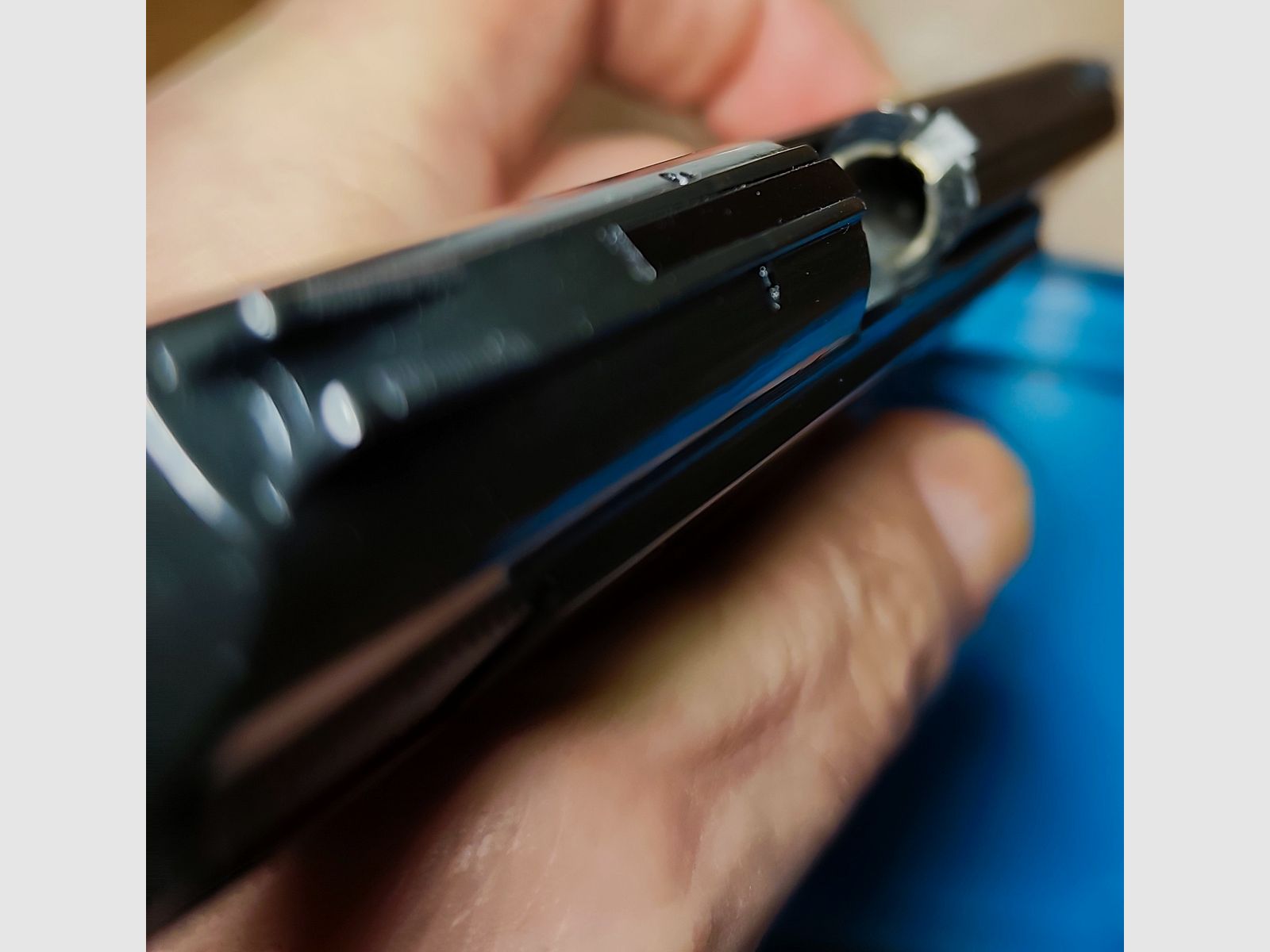 Reck P 6 S caliber 8mm old PTB 78 collector's pistol +10 shots CS gas from Umarex