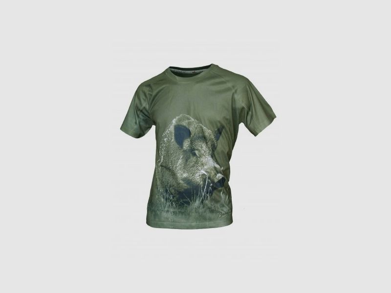 Technisches Jagd-T-Shirt Wildschwein kurzarm, Bild 1 von 2