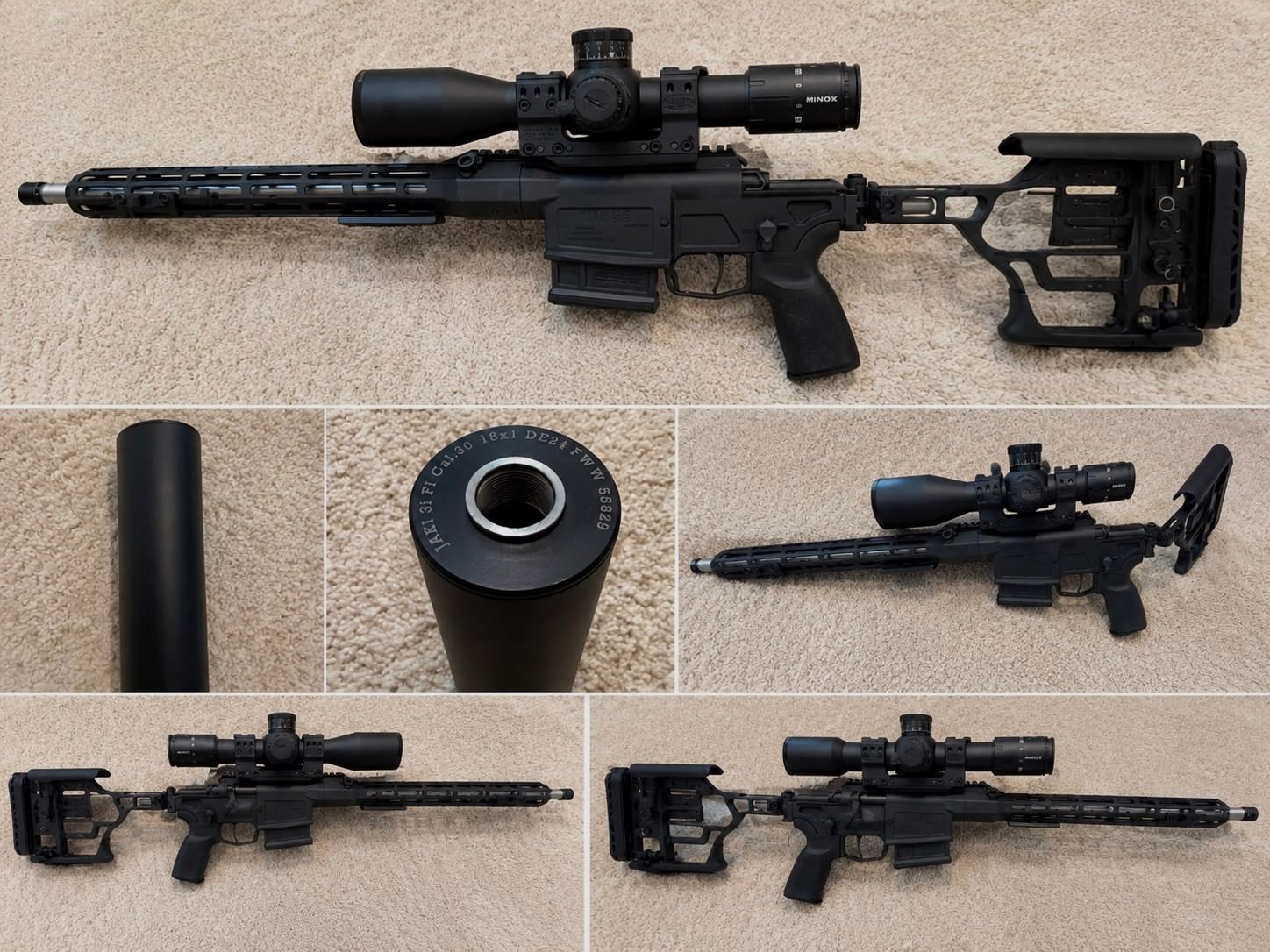 SIG Sauer CROSS in calibro .308 Win., canna da 16