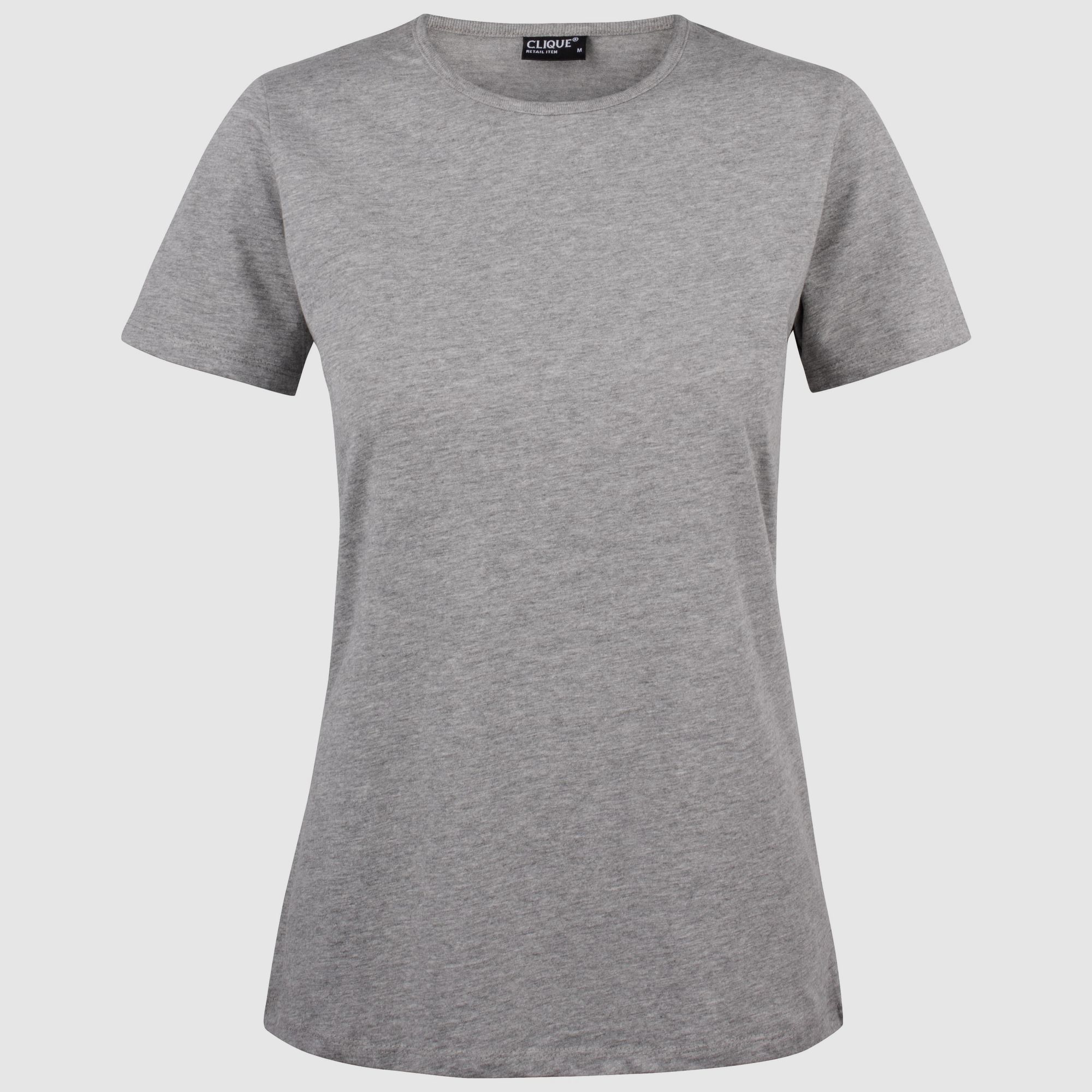 Clique T-Shirt Donna Grigio Melange