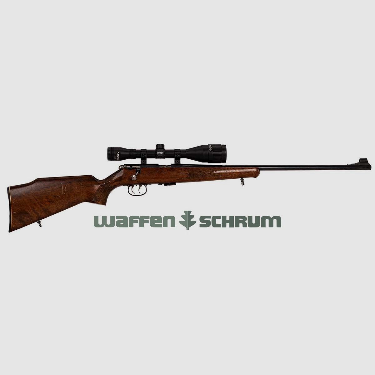 Anschütz 1415  , ZF Walther 6 X 42  Absehen 4, Festmontage, .22lr