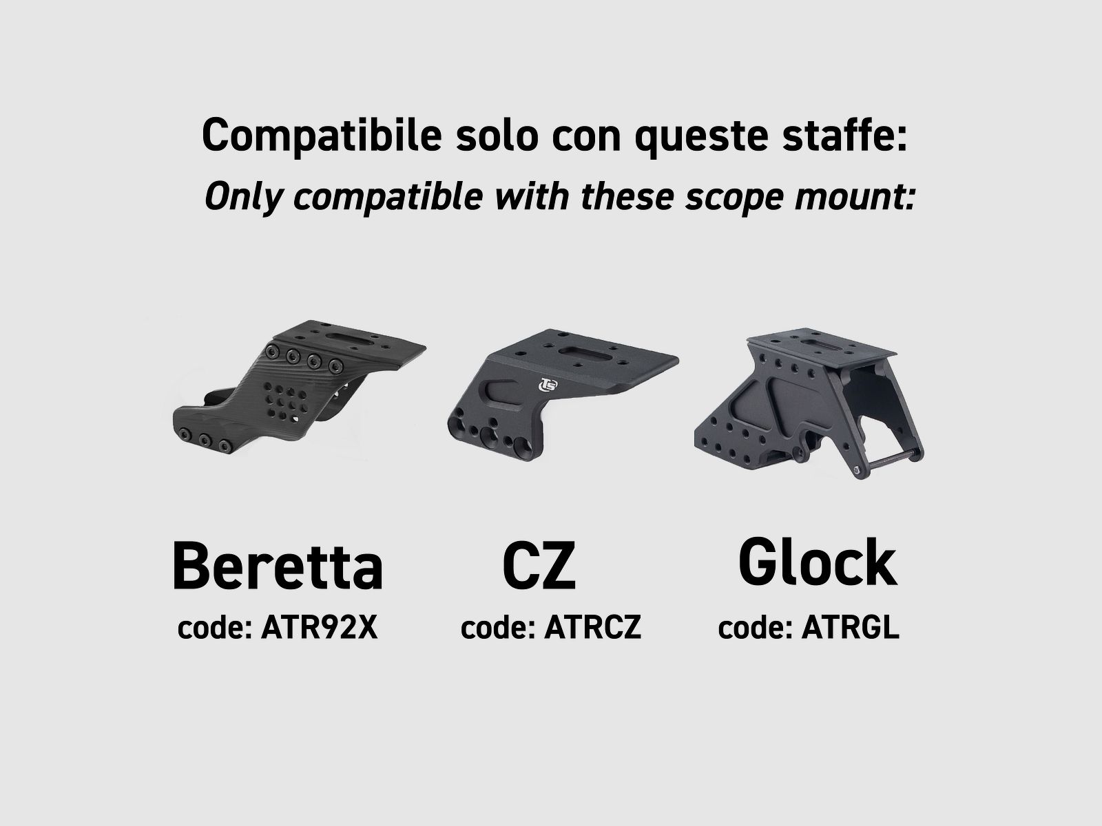Adaptateur pour empreinte Aimpoint Acro pour montage de lunette Trijicon - TONI SYSTEM/Adapter pour empreinte Aimpoint Acro pour montage de lunette Trijicon - TONI SYSTEM * CODE ARTICLE ADACROATR