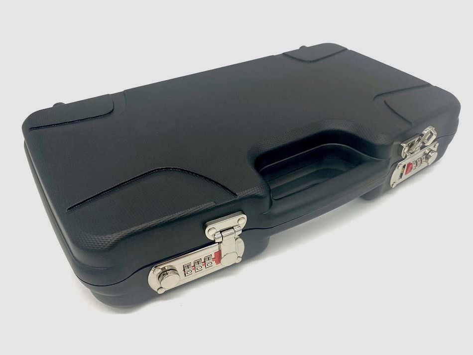 CLUB 30 valigetta per pistola in ABS per pistola/revolver 37x22x8 cm con combinazione, immagine 2 di 2