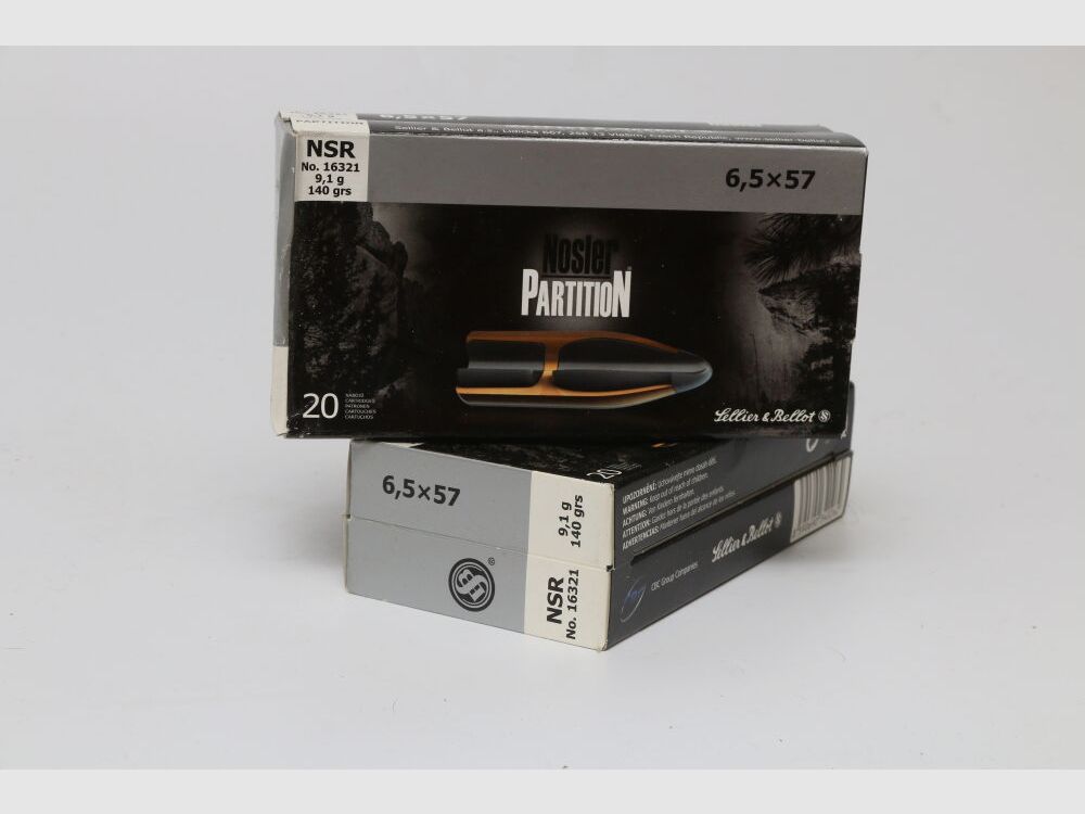 S&B 6,5x57 Nosler Partition Sellier & Bellot