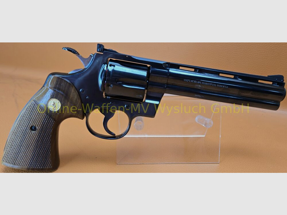 Colt Python 6″ in "Royal blue" Baujahr 1980