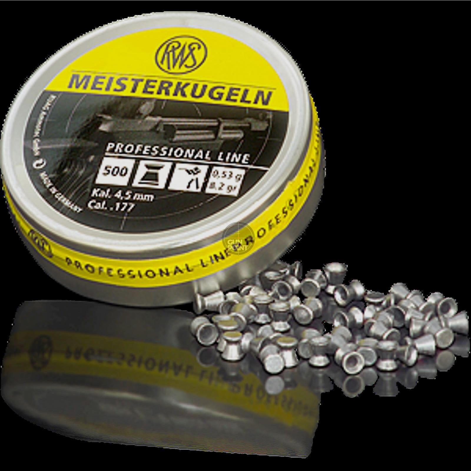 RWS Diabolos Meisterkugeln - Kal. 4,5 mm - 0,53g - 500 Stck.