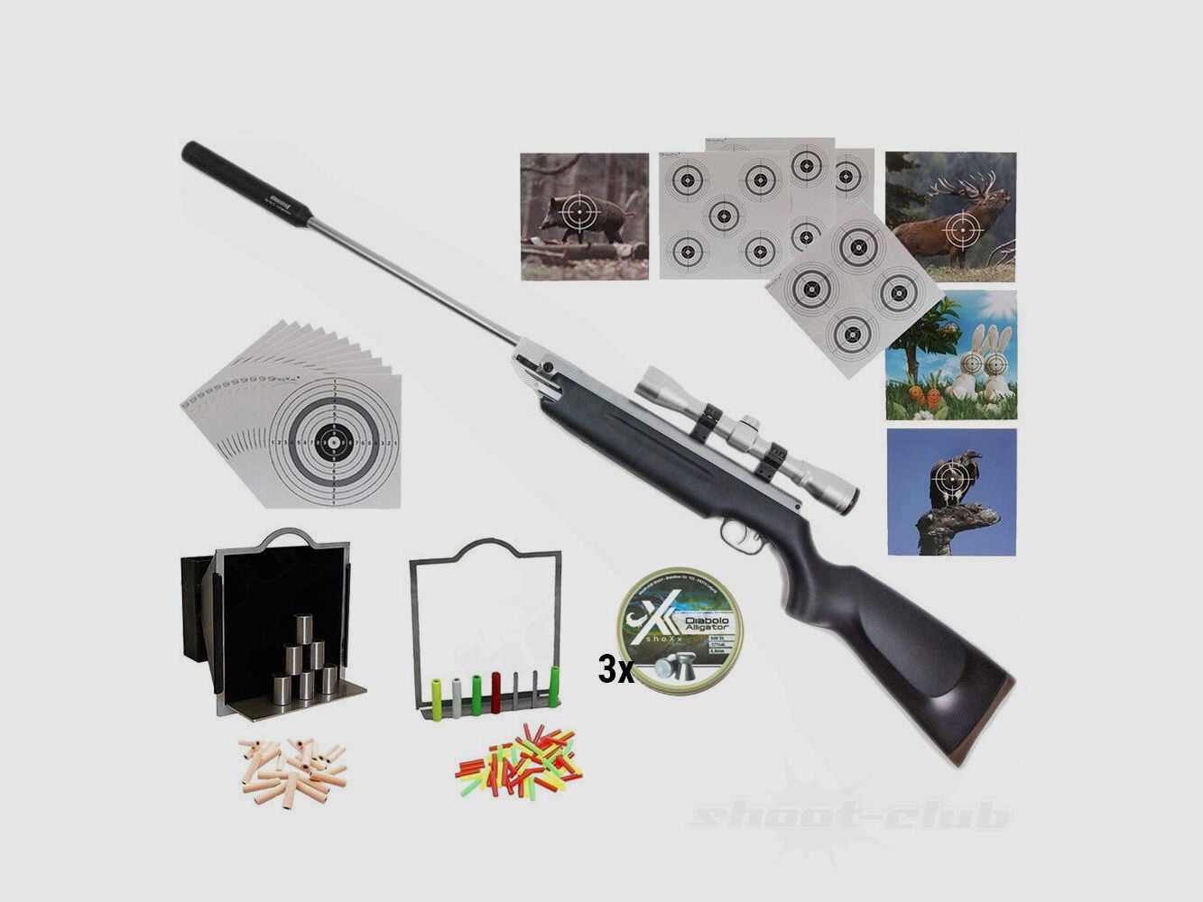Weihrauch Weihrauch HW 35 Black Silence 4,5mm Super-Target Set