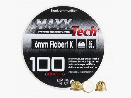 MAXXTECH LOFAMMUNITIE KAL. 6 DOOS 100 STUKS