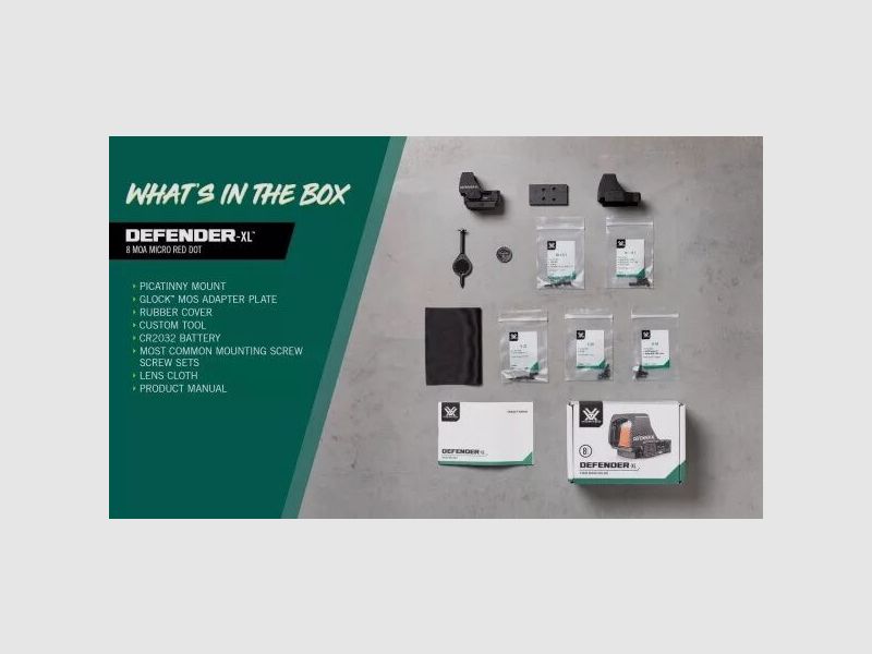Vortex Defender XL Red Dot 5 MOA