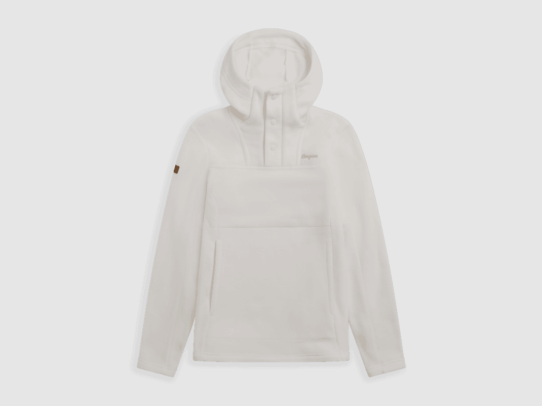 Bergans Hareid Fleece Hoodie Women Vanilla White S