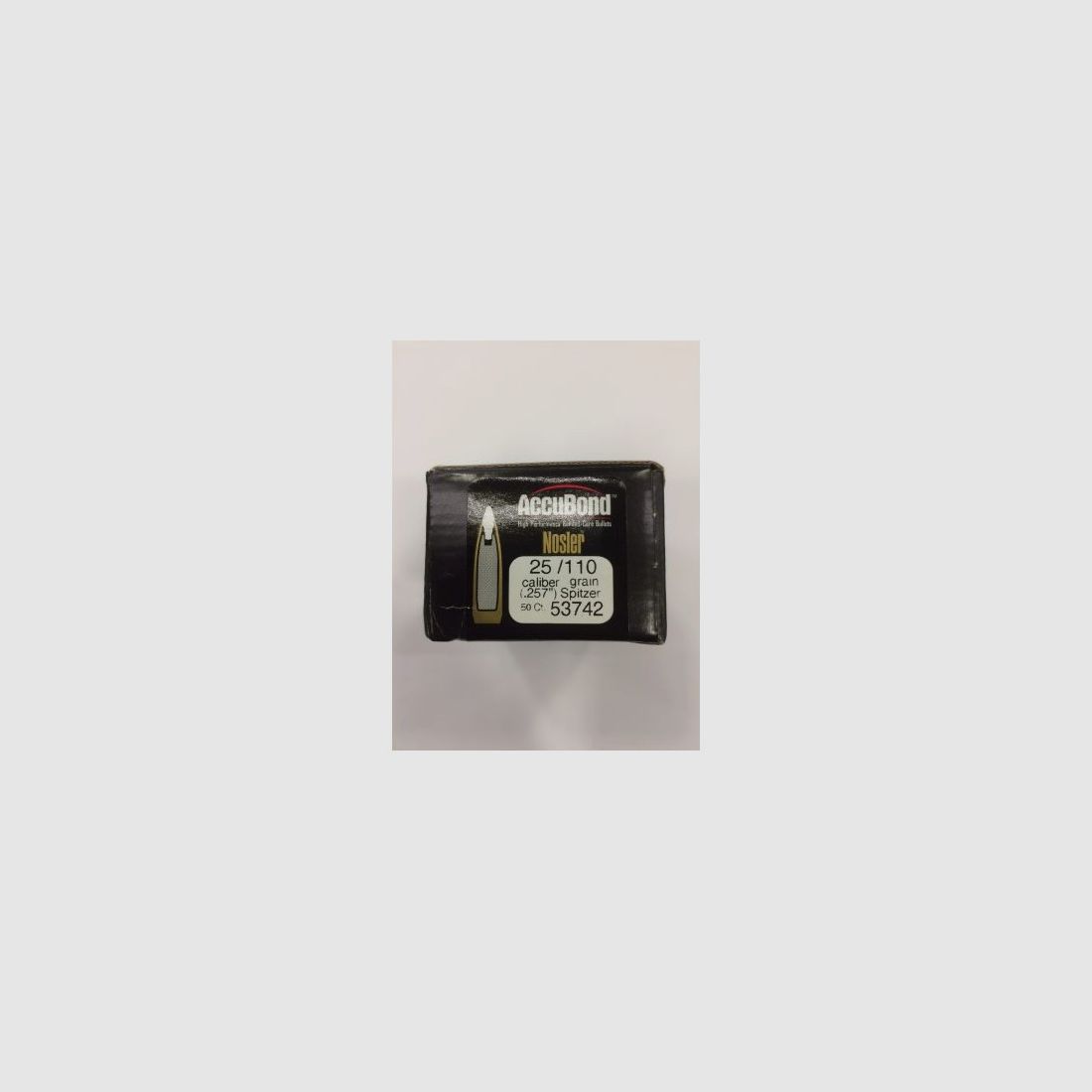 NOSLER ACCUBOND BULLE C25 GR 110, image 1 of 2