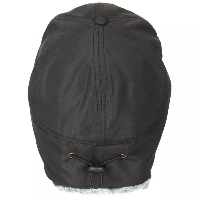 Winter Cap "Trapper" with Faux Fur, Black, image 4 of 4