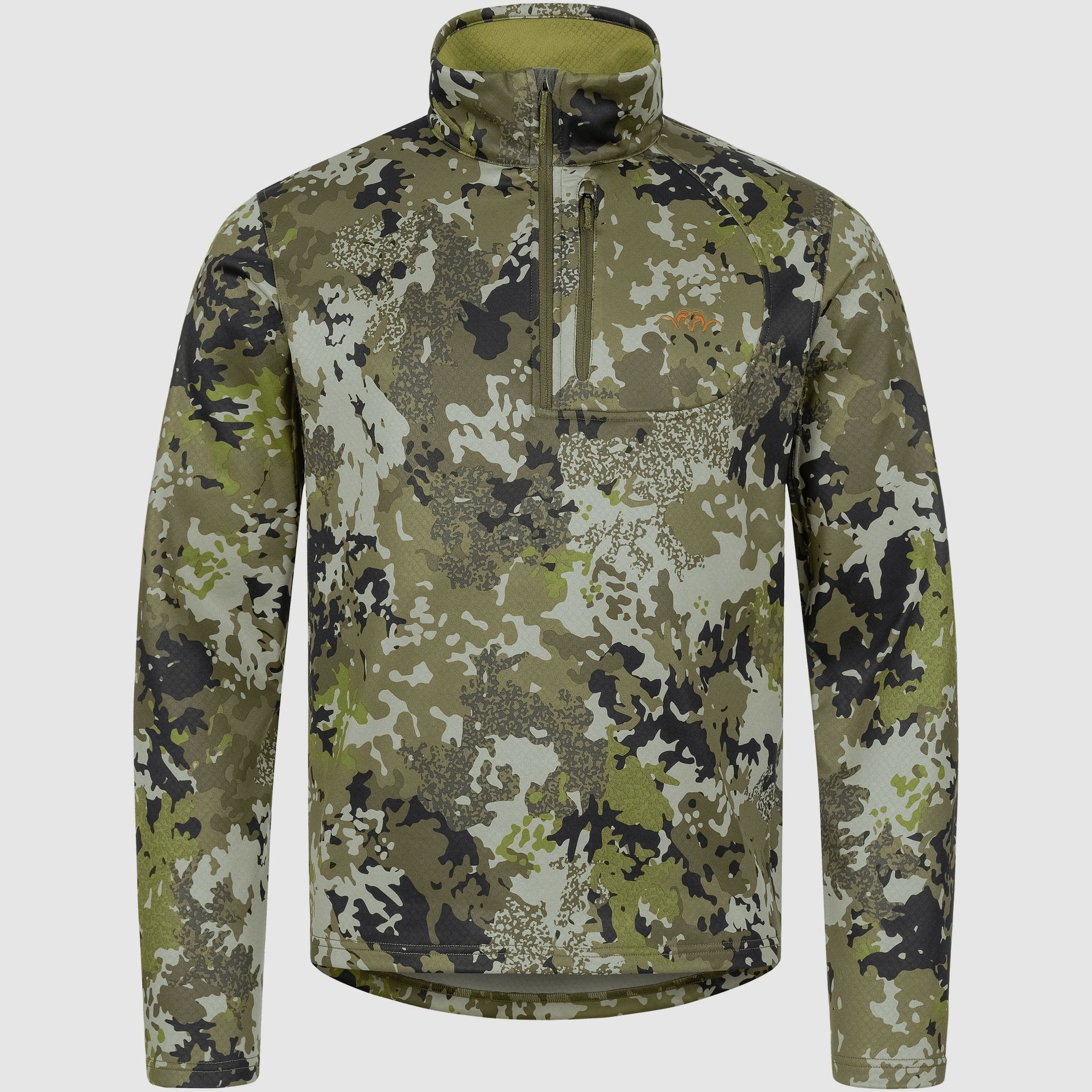 Blaser Drain HZ Half-zip Huntec camo, afbeelding 1 van 4