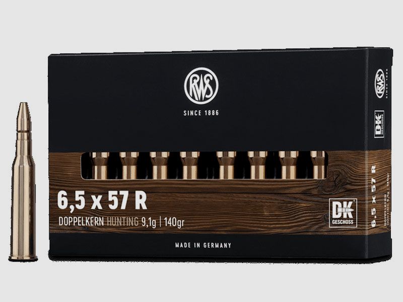 RWS 6,5x57R Doppelkern 9,1g - 140 gr