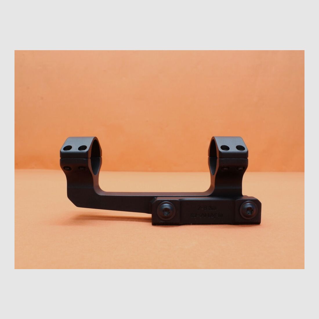 Blok montażowy Recknagel Era-Tac 1" (T3022-0024) UL ultralekki aluminiowy czarny do profilu Picatinny BH=24,3mm