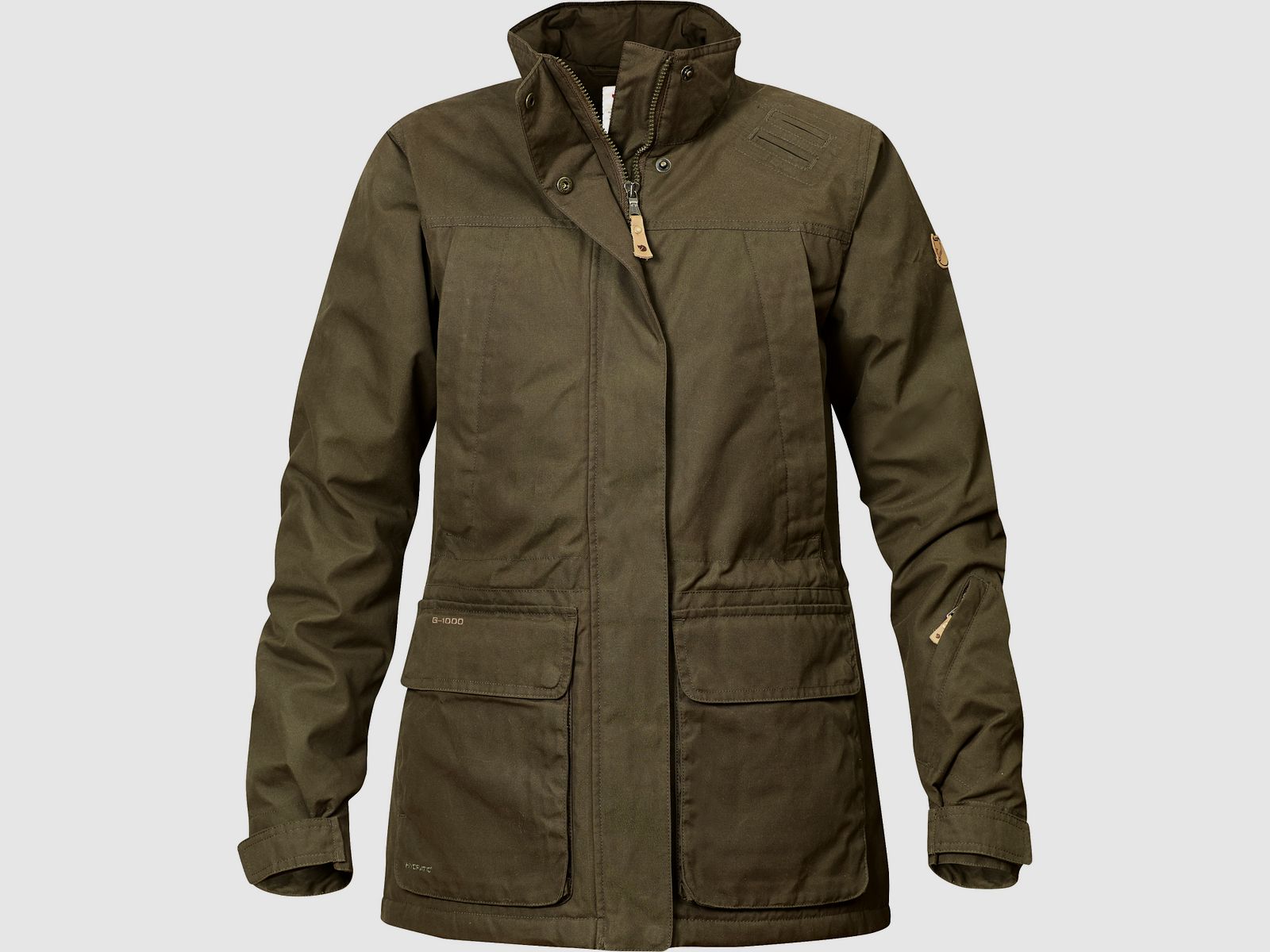 FJÄLLRÄVEN Brenner Damenjacke dark oliv padded