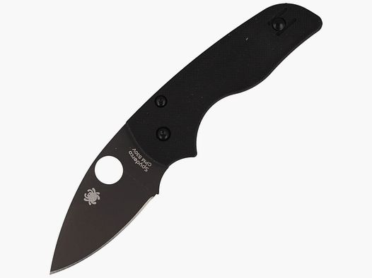 Messer Spyderco Lil' Native Compression Lock Black Blade G-10 Plain (C230GPBBK)