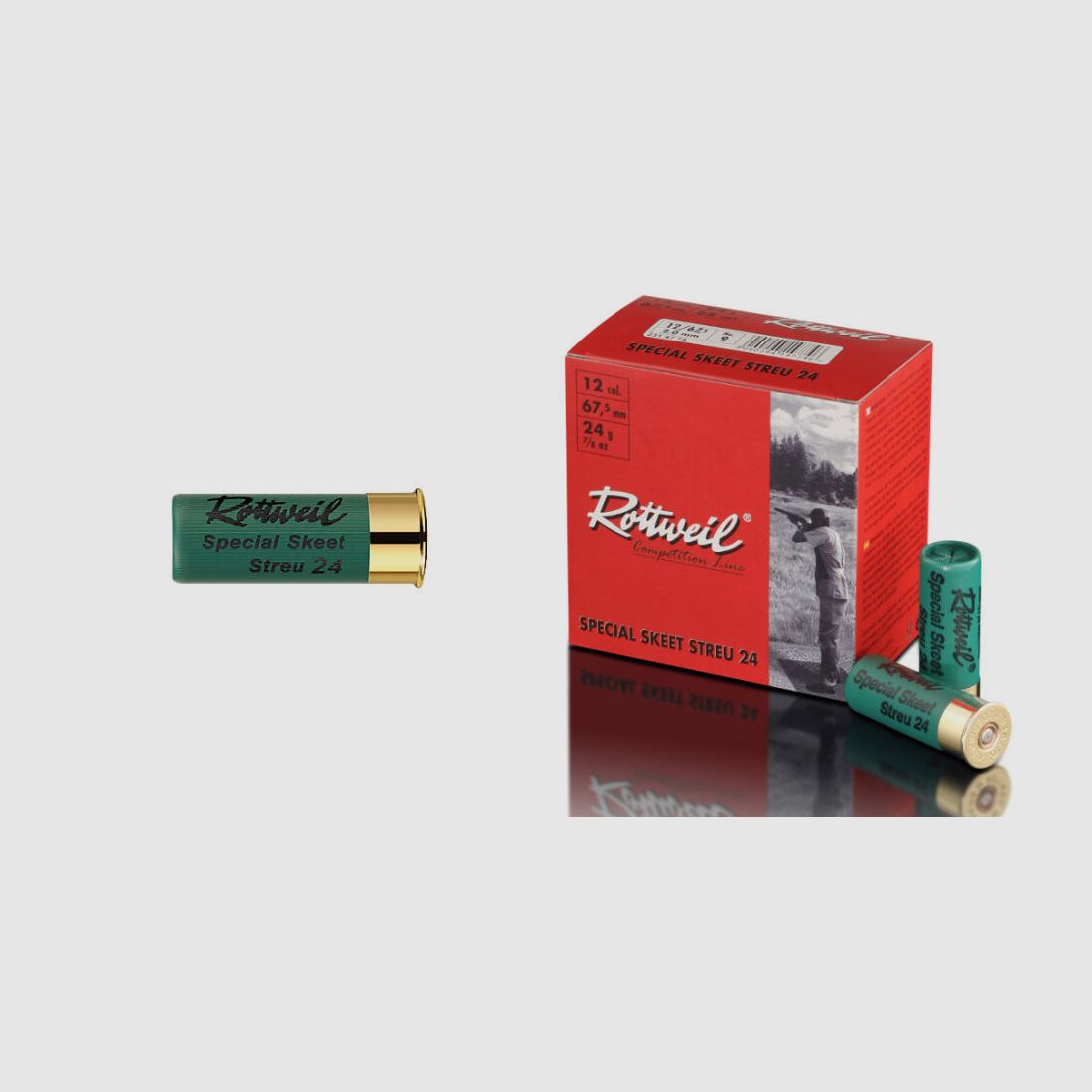 Rottweil 250 Schuss Special Skeet Streu 24 No.6 / 2mm / 24g