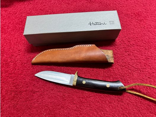 Hattori #300 Ebony Drop Point Hunter – Legendäres Sammlermesser aus Seki Japan