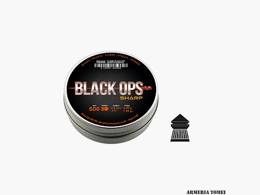 BLACKOPS – SHARP 4,5mm (.177) 0,49g / 7,56gr (500pz)