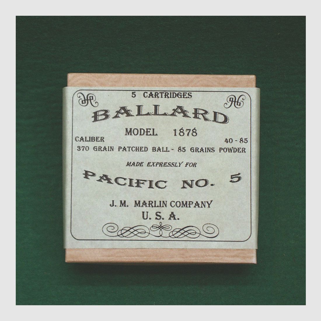 Replika	 Patronenschachteln Ballard .40-85 Caliber