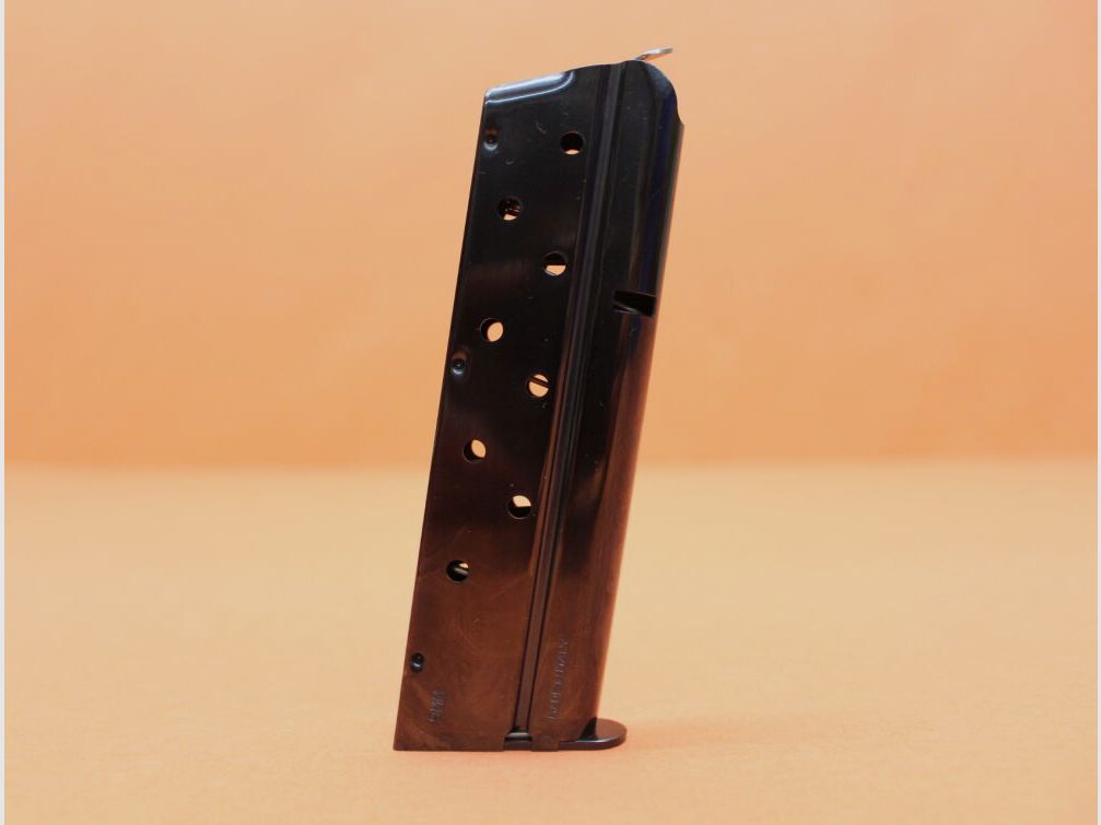 MEC-GAR Colt 1911: MEC-GAR magazine 9-round blued 9mm Luger