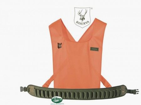 RISERVA Patronentas met kal. 12 en oranje vest - R1039