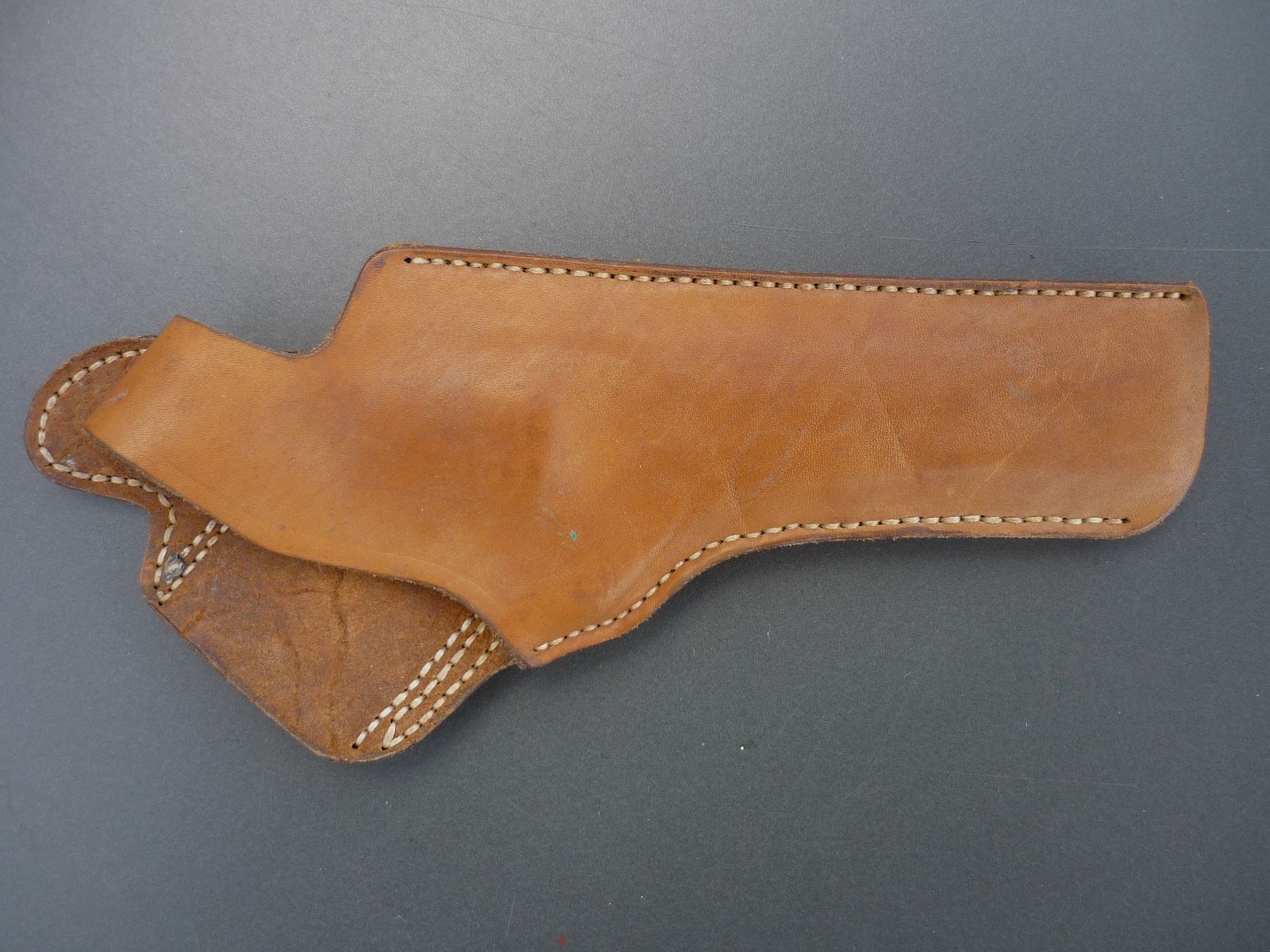 HKDesign - Holster mit Leder Kornschiene und zwei Ziehwinkeln - für S&W 686 6" - Gebraucht - Rechtshänder
