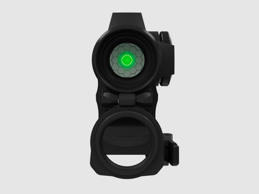 Holosun Mirino Reflex HE515G-M-GR con reticolo verde: Punto 2MOA & Punto circolare 65MOA, immagine 5 di 8