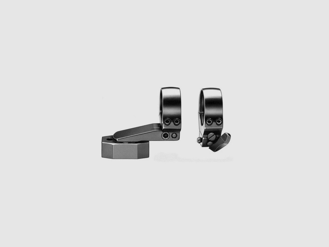 Montaje pivotante completo EAW para Express - Diámetro 40 mm - Pie BH 14 mm - Curva 33 mm