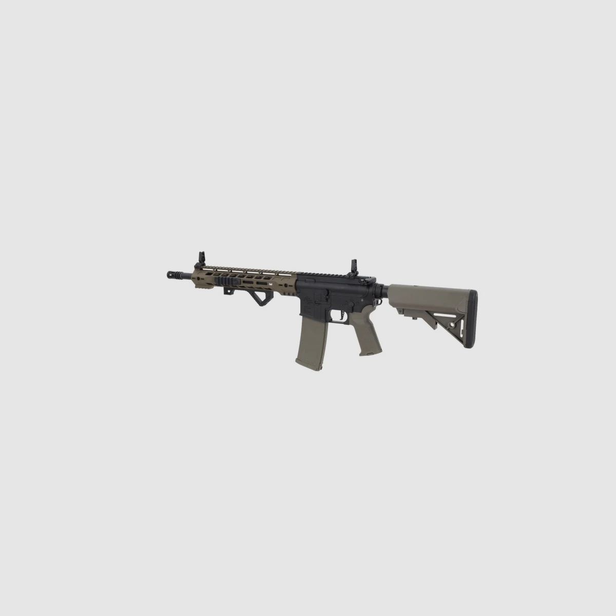 SA M4 Carbine M-LOK (RRA SA-P14 PRIME™ Aster II ETU BLDC™) Rifle Airsoft Libre a partir de 18 - Negro/Verde -F-