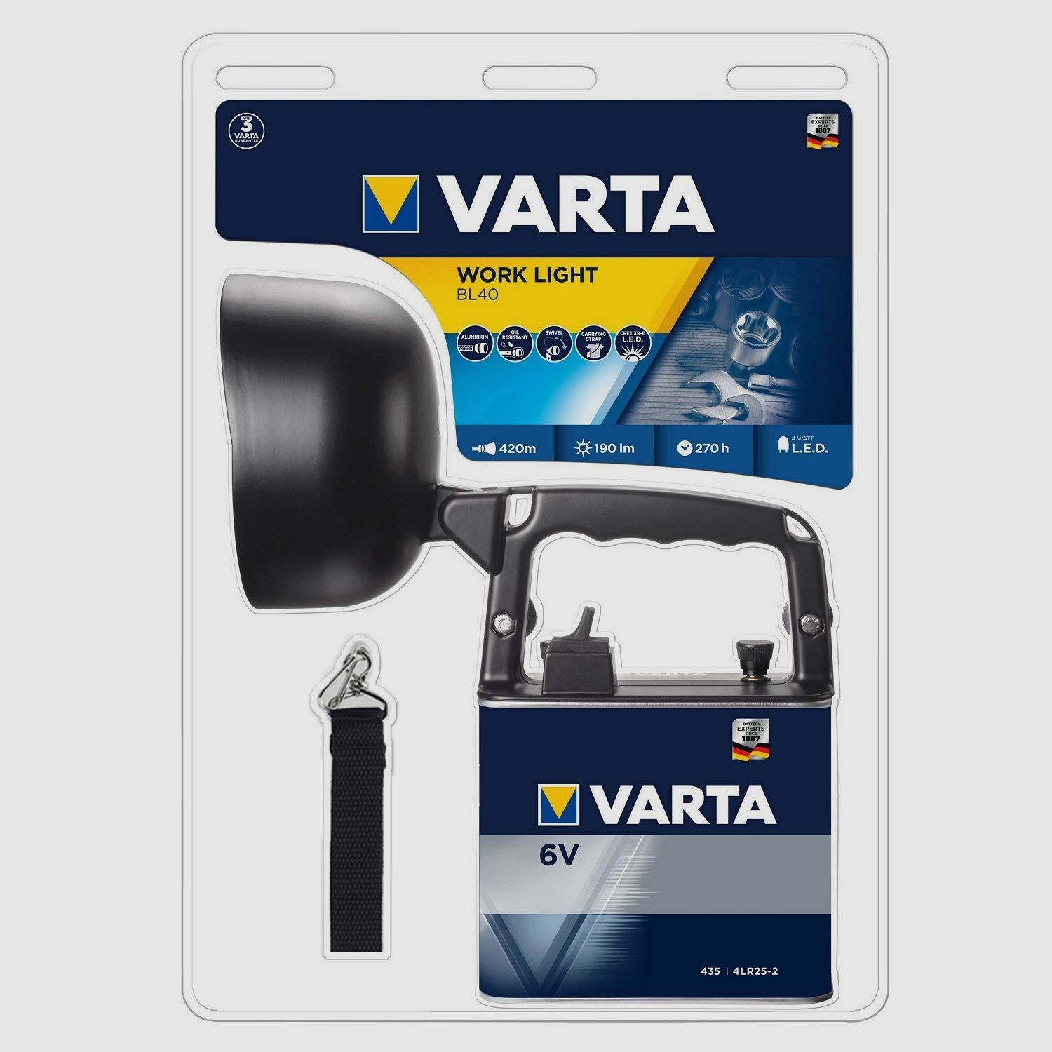 TORCHE VARTA WORK LIGHT BL40, Bild 1 von 2