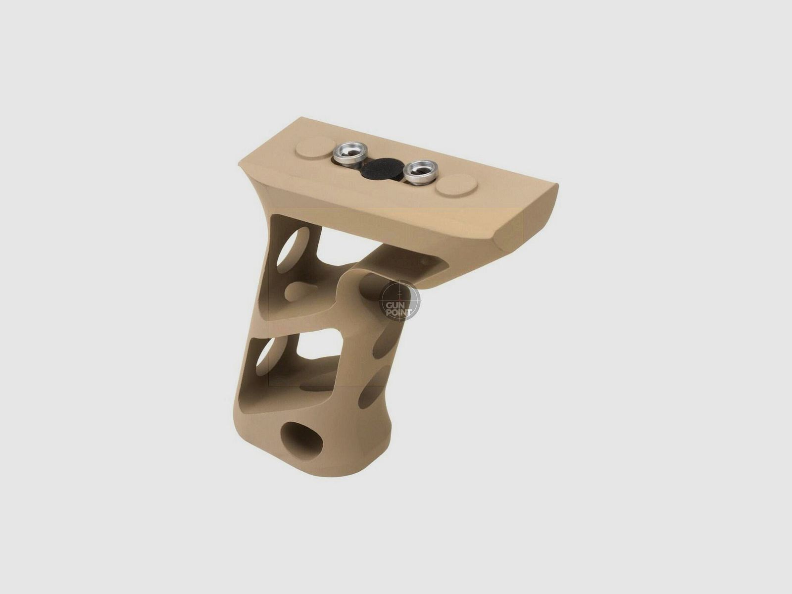 Metal CNC Long Angled Grip for Keymod-Dark Earth