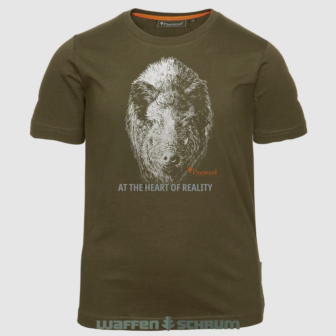 Pinewood T-Shirt Wildboar H. Olive