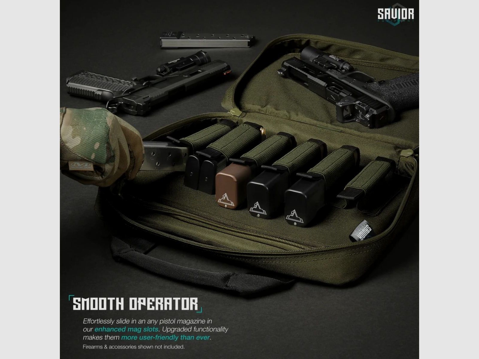Savior – Borsa per pistola Specialist – Verde – HC-DGSPORT-WS-OG, immagine 5 di 6