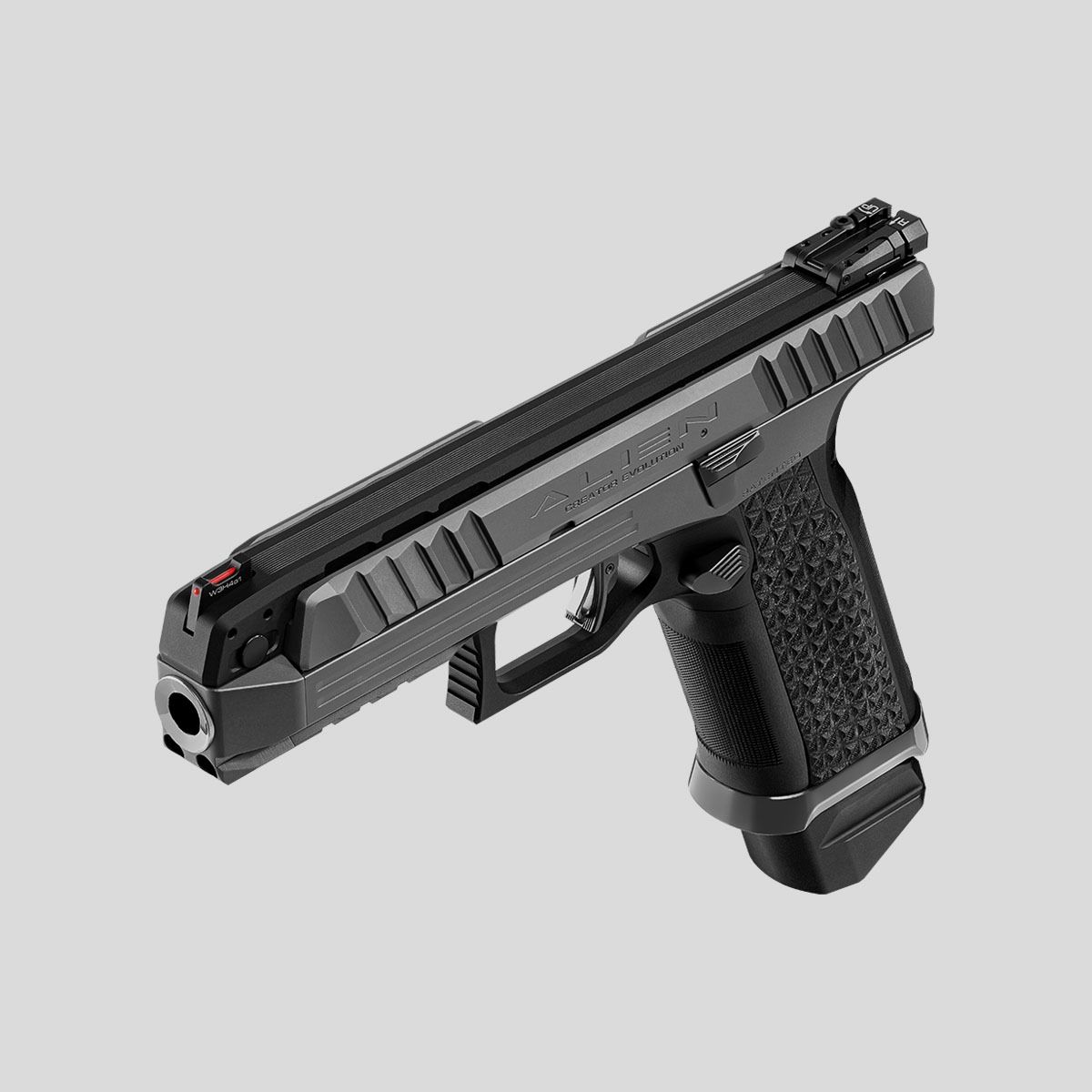 Laugo Arms – Alien Creator Standard kit threaded barrel (Grey/Black) [9mm Para], Bild 3 von 7