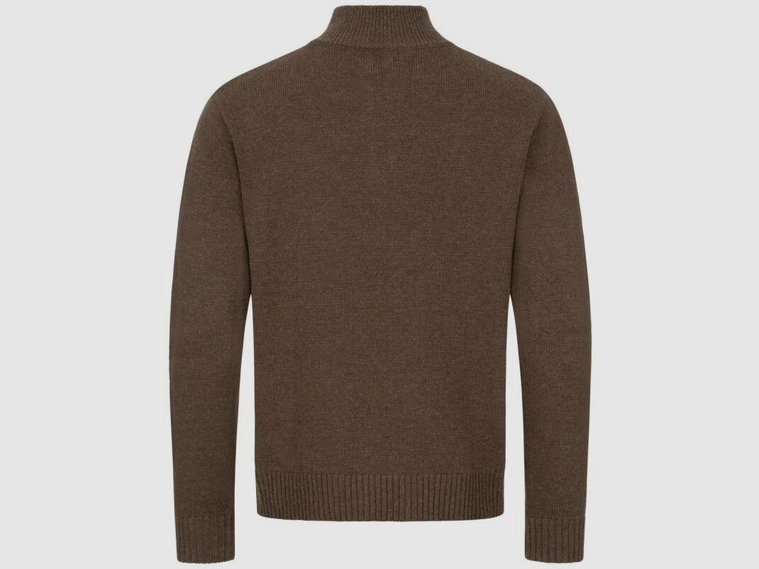 Blaser Herren Woll HZ Sweater dunkelbraun XXL