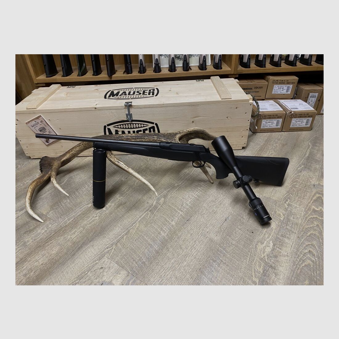 Sauer 404 Classic XT, mit Zeiss Conquest V4 3-12x56, VOLLSET