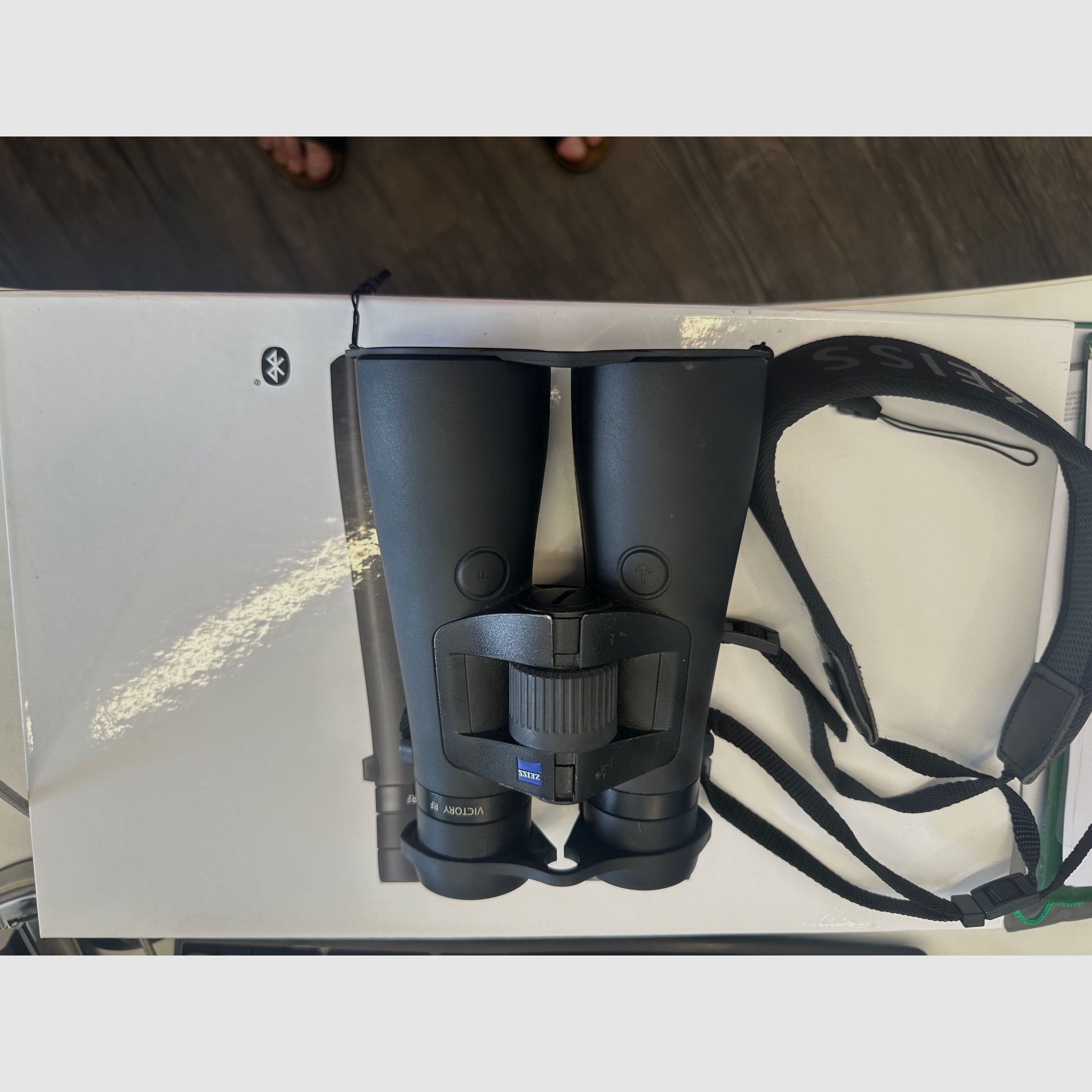 Verrekijker Zeiss 8x54 met Hunter App en afstandsmeter