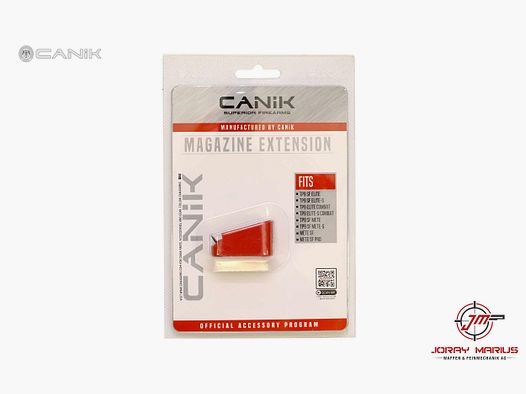 Canik Standard Aluminum +3 Magazine Extension Red