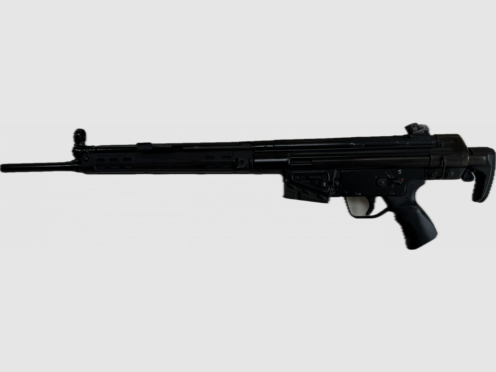 Heckler & Koch HK41 Selbstladebüchse – einschiebbare Fallschirmjäger-Schulterstütze .308 Win / 7,62×51 mm NATO