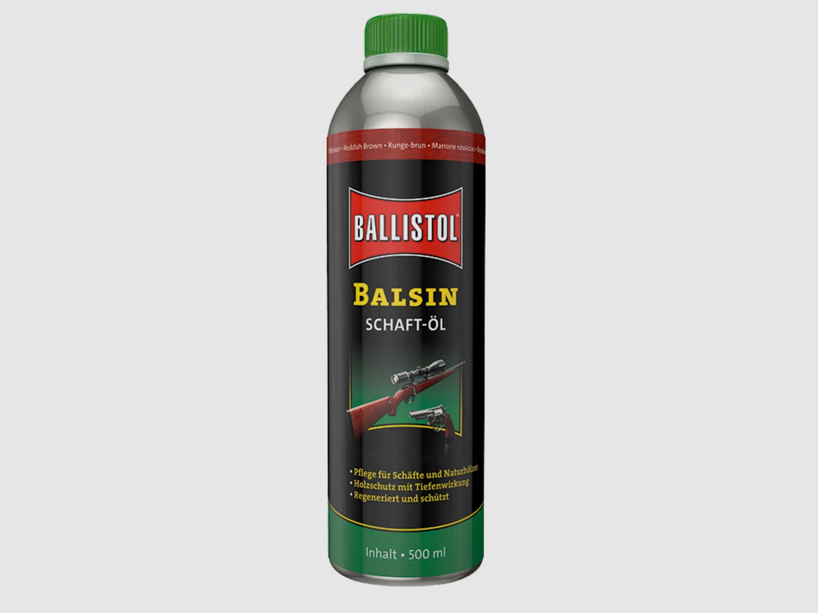 Ballistol Balsin Schaftöl Rotbraun (500 ml)